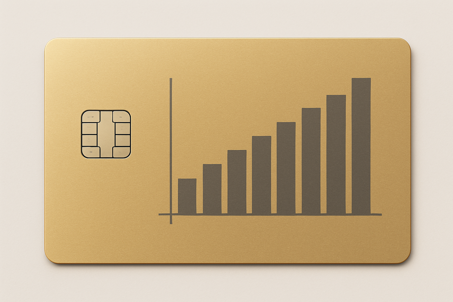 Abstract green leaf credit card design